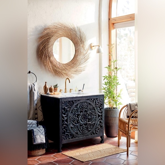 Anthropologie Misona Stonewashed Cotton Bath Mat NWT - Picture 2 of 11